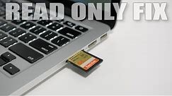 MacBook Pro SD Card Read Only Problem Solved