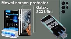Mowei screen protector Galaxy S22 Ultra | Install + review |