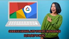 How To Download And Install Google Home App On PC - Windows 11/10/8/7 & Mac 2023 #googlehome