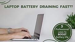 DOUBLE your laptop battery life for FREE I How to fix battery laptop drain in Windows 11 I Easy tips