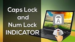 [SOLVED] Caps Lock Indicator (Num Lock and Scroll Lock) in ACER Laptops Win 10/8.1