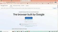 Download Google Chrome in 2022