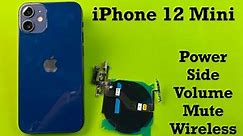 IPhone 12 Mini volume side button flex replacement | nothing left out