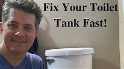 Toilet Tank Repair-Water Is Running Into The Bowl!