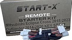 Start-X Remote Starter for Mitsubishi Eclipse Cross 2018-2023, and Outlander 2014-2020 Key Start || Plug N Play || 3 X Lock to Remote Start