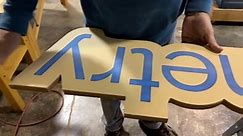 Making of an Aluminum, Wood, and Epoxy Resin Sign