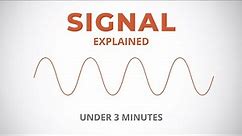 What is SIGNAL - Explained with Analogy | Basics of Electronics