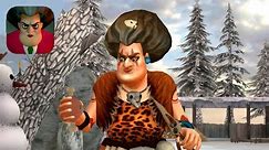 Scary Teacher Stone Age New Update Part 28 New Chapters Game Secrets (IOS ANDROID)