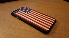 Carved Wooden American Flag Slim iPhone 6 Case Unboxing