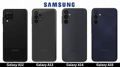 Samsung Galaxy A15 VS Galaxy A14 VS Galaxy A13 VS Galaxy A12
