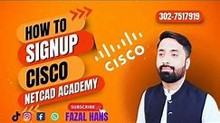 how to sign up for cisco networking academy