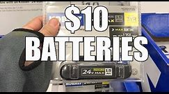 $10 KOBALT 24V Batteries at LOWES