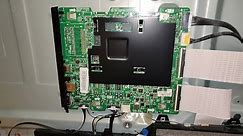 Samsung 55 inch LED smart TV repair | Vertical Lines | UN55KS8000 | Resistors, TVS array defective