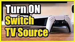 How to Switch HDMI Input to PS5 when you Turn it ON (TV Tutorial)