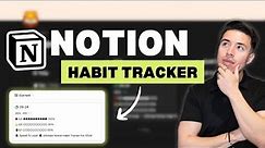 How I Transformed My Life With My Notion Habit Tracker