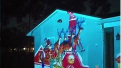 Santas Sleigh Ride Projection Mapping