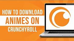 How To Download Animes On Crunchyroll App (Tutorial)