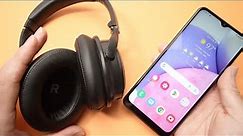Samsung Galaxy A03S How To Pair Wireless Bluetooth Headphones Earbuds