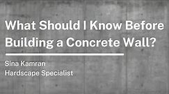 How to Build a Mortarless Concrete Stem Wall
