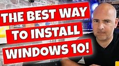 How To Install Windows 10 & Drivers Correctly - Fresh Install Win10