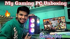 ( Dream ) 😍 My New Gaming PC Unboxing With Gaming Test GTA 5 200 FPS +