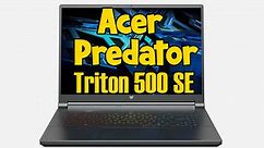 Acer Predator Triton 500 SE Gaming Laptop Review