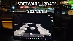 Tesla software update 2024.14.3