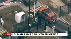 US man rams car into FBI office gate in Atlanta