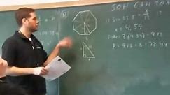 The math teacher ! So funny, Low low low : Soh Cah Toa !