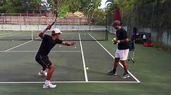 Professional tennis training with coach Brian Dabul (Federer, Nadal, Djokovic)