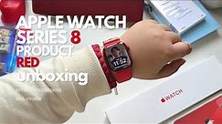 Apple Watch Series 8 PRODUCT RED ♡ | Unboxing, Setup & Accessories
