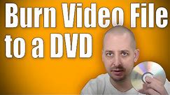 Burn Video Files to DVD to Play in DVD Player #dvd #video