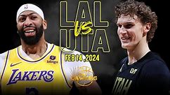 Los Angeles Lakers vs Utah Jazz Full Game Highlights | February 14, 2024 | FreeDawkins