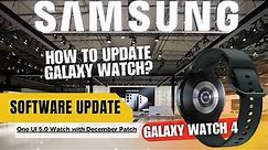 Samsung Galaxy Watch Receives New Software Bugfix Software Update in January 2024