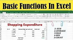 Excel Functions Tutorial: Mastering Basic Functions for Data Analysis