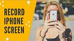 SCREEN RECORDER FOR IPHONE: How To Record iPhone Screen With Sound | iPhone Screen Recorder Tutorial