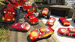 GTA 5 - Stealing Mcqueen Cars with Franklin (GTA V Real Life Cars #2)