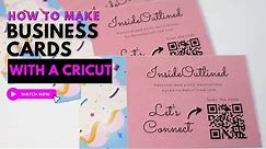How to Make Business Cards with Cricut | Cricut Business Cards