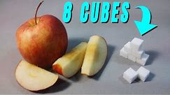 How Much Sugar Is In Apple Fruit (6.4oz/182g)