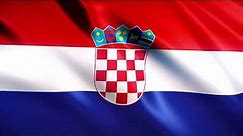 Croatia Flag Waving | Croatian Flag Waving | Croatia Flag Screen