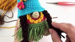 How To Crochet A Gnome: Episode 3: Beard And Braids - Amigurumi For Beginners