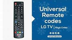 What Are the Universal Remote Codes [ How to Enter LG TV Service Menu Code ] @smart4homes