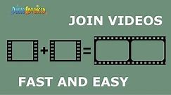 How to Join Videos Together (very fast without re-encoding)