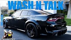Washing A 2018 Dodge Charger Scat Pack WideBody