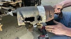 Kawasaki Mule 600 610 How To Remove And Install New Muffler Exhaust