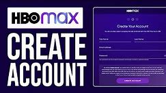 ✅ How to CREATE an HBO MAX ACCOUNT (2024) Register for HBO Max for the First Time