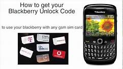 Get Real Blackberry Unlock Code Here !