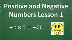 Positive and Negative Number Rules – Learn The EASY WAY!!