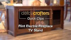 Electric Fireplace TV Stand at DutchCrafters