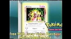 Pokemon The First Movie VHS And DVD Commercial 2000